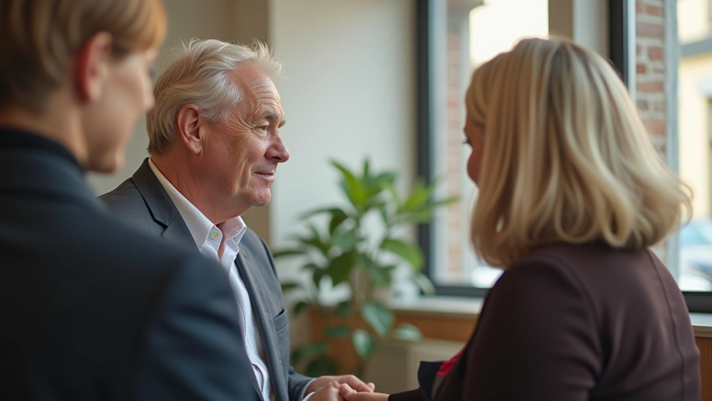 Professional life coaching session in bright modern office in Tallinn